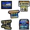 HVAC Stickers  Perfect for Any HVAC tech. Our Hard hat Stickers Include Images of HVAC Tools and Make Perfect HVAC Accessories. - Our Construction Stickers are Waterproof Vinyl Stickers. Pack of 14 view 3