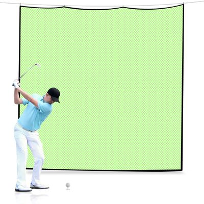 Gagalileo Golf Net for Hitting Cage - High Impact Replacement Practice Netting Easy Assemble Durable Nylon PE Blend for Backyard Indoor Garage Driving Chipping Training 10X10 FT