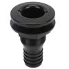 Thru Hull Fitting 11/4in Boat Thru Hull Connection Black Plastic Pipe Plumbing Fitting Accessory for Onboard Plumbing System view 1