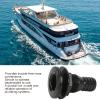 Thru Hull Fitting 11/4in Boat Thru Hull Connection Black Plastic Pipe Plumbing Fitting Accessory for Onboard Plumbing System view 3