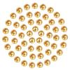 MUUNN 150pcs Tungsten Slotted Beads for Fly Tying, Sink Deeper and Faster 12 Colors/13 Sizes Slotted Tungsten Beads Fly Tying Beads Head Fly Tying Materials(Gold,4.0mm) view 1