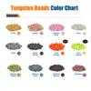 MUUNN 150pcs Tungsten Slotted Beads for Fly Tying, Sink Deeper and Faster 12 Colors/13 Sizes Slotted Tungsten Beads Fly Tying Beads Head Fly Tying Materials(Gold,4.0mm) view 4