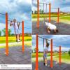 Pull Up Assistance Band with Fabric Feet/Knee Rest, Pull up Assist Bands Pull-up Exercise Band for Chin-up Workout, Body Stretching (Two feet 400lbs) view 3