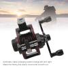 3+1 Bearing All Metal Reel for Ice Fishing Rock Fishing, 5kg/11.0lb Braking Force Wheel Speed Ratio 3.0:1 Double-Speed Fishing Line Reel (Left Hand) view 4