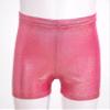 Aislor Girls Metallic Dance Shorts Yoga Sports Cycling Running Shorts Gymnastics Athletic Shorts Tumbling Boxer Bottoms Rose Red A01 4-5 Years view 4