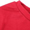 Kids Girls Knot Front T-Shirts Long Sleeve Loose Tunic Tops Crewneck Sweatshirts Fall Warm Pullover Blouse Tee Shirt (Red, 6-7 Years) view 4