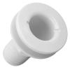 Thru Hull Fitting 11/2in Thru Hull Connector Straight ABS Hose Connection Accessory Replacement Boats Marines(White) view 1