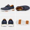 Men's Orthopedic Slip-On Loafers Walking Shoes: Comfortable Plantar Fasciitis Loafers for Foot and Heel Pain Relief, Canvas Knee Pain Sneakers for Achilles Tendonitis Denim Size 7.5 view 4