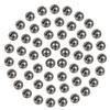 MUUNN 150pcs Tungsten Slotted Beads for Fly Tying, Sink Deeper and Faster 12 Colors/13 Sizes Slotted Tungsten Beads Fly Tying Beads Head Fly Tying Materials(Plain,4.0mm) view 1