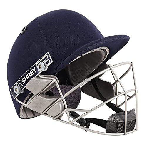Shrey Pro Guard Stainless Steel Cricket Helmet with Mesh Bag,4 Round Men Sets(L)
