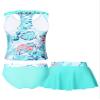 Manyakai Kids Girls Bathing Suit 3 Piece Ruffle Tankini Set Floral Beach Swimsuit Summer Swimwear Green 4 Years view 2