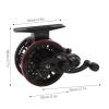 3+1 Bearing All Metal Reel for Ice Fishing Rock Fishing, 5kg/11.0lb Braking Force Wheel Speed Ratio 3.0:1 Double-Speed Fishing Line Reel (Right Hand) view 3