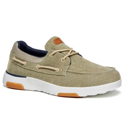 OrthoComfoot Men's Orthopedic Slip On Loafers Walking Shoes: Plantar Fasciitis Comfortable Walking Shoes for Shop Camping, Casual Arch Support Fashion Sneakers for Neuropathy Khaki Size 8