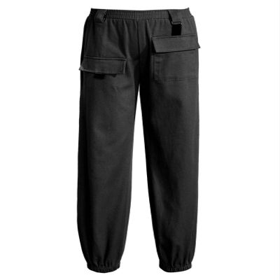 easyforever Kids Girls Cargo Jogger Pants Sports Pockets Trousers Sweatpants Cotton Fashion Bottoms with Drawstring B Black 4 Years