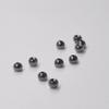MUUNN 150pcs Tungsten Cyclops Beads for Fly Tying, Sink Deeper and Faster 5 Colors/13 Sizes Countersunk Tungsten Beads Fly Tying Beads Head Fly Tying Materials(Black Nickel,2.8mm) view 2