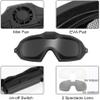Tactical Airsoft PJ Helmet and Full Face Protection Air Gun Mask,with Detachable Anti-Fog Goggles for Air Gun Paintball CS Game, TAN, Suitable for head circumference 56-61cm view 3