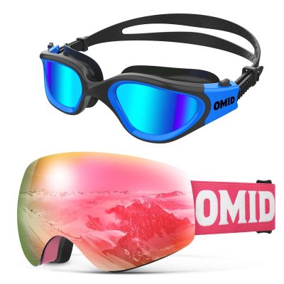 OMID Kids Ski Goggles, Anti-fog UV Protection Snow Goggles for Youth Boys Girls