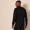 Amazon Essentials Men's Big & Tall Crewneck Fleece Sweatshirt Sweater, -Black, 3X Tall view 3