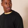 Amazon Essentials Men's Big & Tall Crewneck Fleece Sweatshirt Sweater, -Black, 3X Tall view 4