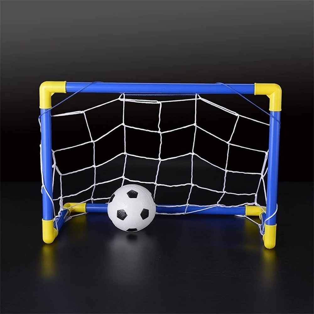 LSDRALOBBEB Mini Soccer Goal Portable Soccer Net Pop Up Goal Nets Mini Portable Soccer Training Folding Mini Football Soccer Goal Post Net Set 1110