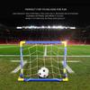 LSDRALOBBEB Mini Soccer Goal Portable Soccer Net Pop Up Goal Nets Mini Portable Soccer Training Folding Mini Football Soccer Goal Post Net Set 1110 view 4