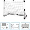 LSDRALOBBEB Mini Soccer Goal Portable Soccer Net Pop Up Goal Nets Mini Portable Soccer Training Durable Backyard Soccer Goal Mini Football Ball Goal 1110 view 4