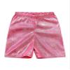Aislor Girls Metallic Dance Shorts Yoga Sports Cycling Running Shorts Gymnastics Athletic Shorts Tumbling Boxer Bottoms Rose Red A01 7-8 Years view 3