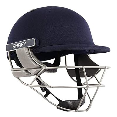Shrey Pro Guard Air Stainless Steel Cricket Helmet with Mesh Bag 4 Round Men (S)
