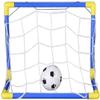 LSDRALOBBEB Mini Soccer Goal Portable Soccer Net Pop Up Goal Nets Mini Portable Soccer Training Backyard Soccer Goal Folding Mini Football Goal Post Net Set 1110(Color:Blue) view 1