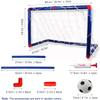 LSDRALOBBEB Mini Soccer Goal Portable Soccer Net Pop Up Goal Nets Mini Portable Soccer Training Kids Soccer Goal Set Folding Football Door Soccer Gate with Net Ball and Pump 1110(Color:As Show) view 3
