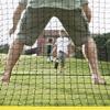 LSDRALOBBEB Mini Soccer Goal Portable Soccer Net Pop Up Goal Nets Mini Portable Soccer Training Sports Kids Mini Soccer Goal Set 1110(Color:Y) view 3