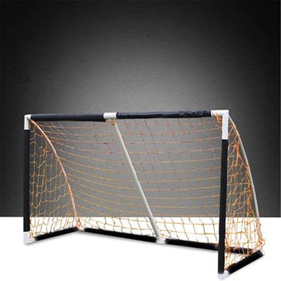LSDRALOBBEB Mini Soccer Goal Portable Soccer Net Pop Up Goal Nets Portable Soccer Goal Youth Goal Football Goal Frame Portable Home Football Goal Quick Set-Up 1110(Color:Black;Size:245x95x125cm)