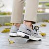 OrthoComfoot Men's Orthopedic Slip On Loafers Walking Shoes: Comfortable Boat Shoes Plantar Fasciitis for Travel, Style, Breathable Arch Support Work Shoes for Plantar Fasciitis Light Grey Size 7.5 view 2