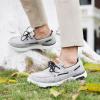 OrthoComfoot Men's Orthopedic Slip On Loafers Walking Shoes: Comfortable Boat Shoes Plantar Fasciitis for Travel, Style, Breathable Arch Support Work Shoes for Plantar Fasciitis Light Grey Size 7.5 view 3