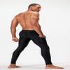 DEVOPS 2 Pack Men's Compression Pants Athletic Leggings with Pocket (Large, Black/Camo Black) view 3
