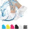 Waterproof Shoe Covers, Non-Slip Water Resistant Overshoes Silicone Rubber Rain Shoe Cover Protectors for Kids, Men, Women (Small, White) view 1