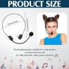 Zhanmai 6 Pcs Black Microphone Headset Headpiece Costume Prop Headset Hippie Halloween Costume Accessories Makeup Props for Party Supplies view 2