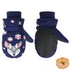 Century Star Winter Lined Fleece Toddler Mittens Waterproof Snow Mittens for Toddler Girls Boys Kids Snow Gloves Ski Fox Navy 2-4 Years view 1