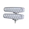 BIGLIONX 6.5 Inch Flood LED Light Bar, 2 PC 80W 8600LMS Slim Deck Dock Marine Lamp, IP69K 12V 24V Super Bright for Boat Truck Off-Road Car SUV (White) view 1