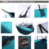 AnorTrek Camping Hammock with Mosquito Net, Double & Single Lightweight Portable Hammocks with Tree Straps, Parachute Hammock for Camping, Backpacking view 4