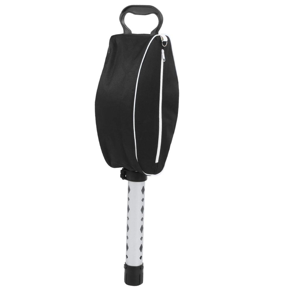 Cryfokt Golf Ball Retriever Tool, Extendable Telescopic Golf Ball Picker Upper 80 Balls with Aluminium Tube Shag Bag for Golf Gift