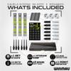 Winmau Michael Van Gerwen MvG Softip Gift Set - 50 Piece Darts Set with 4 Sets of Shafts, 4 Sets of Flights Plus Accessories view 2