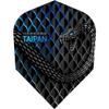 Harrows Taipan | 100 Micron Dart Flights, 5 Sets of 3 Flights, Standard No. 6, Aqua Blue