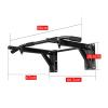 Pull Up Bars Home Indoor & Outdoor Horizontal Bars, Wall-Mounted Pull-up Bar with Multifunctional Lifting Ring, for Male Body Muscle Strength Training, Easy to Install view 2