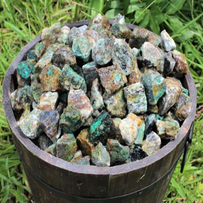 1000 Carat Lot Rough Natural Chrysocolla (Raw Crystal Stone Rock 200 Grams)