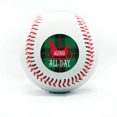 Buffalo Bottle Craft Christmas Personalized Printed Baseball - Best Holiday Season Printed Gift Custom Baseball -Official Size -Happy Holidays Present- Gifts for Women Gifts for Men