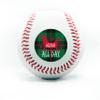 Buffalo Bottle Craft Christmas Personalized Printed Baseball - Best Holiday Season Printed Gift Custom Baseball -Official Size -Happy Holidays Present- Gifts for Women Gifts for Men view 1
