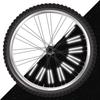 Bike Spoke Reflector, 96Pcs 360 Visibility Bike Spoke Reflectors, Waterproof Bicycle Reflective Clips Warning Spoke Lights Covers- Fit for Mountain and Road Bikes (1.9-2.4mm) view 3