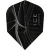 Harrows Ice Recut | 100 Micron Dart Flights, 5 Sets of 3 Flights, Standard No. 6, Black view 1