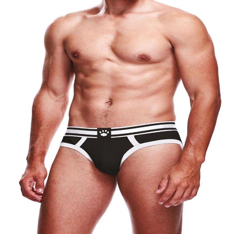 Prowler Black & White Brief, Super Comfy With Elasticated Waist Band (Large 32""-34""), 884472028850